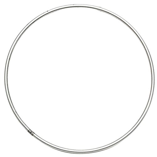 Aro de metal redondo de 1 tamaños de diámetro para colgar en la pared, macramé, manualidades, aros para mandelas de Spirit Shields, decoración para el hogar (120 mm)