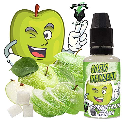 Aroma Concentrado OASIS MANZANA | 30ML | ElecVap | Sin Nicotina: 0MG | E-Liquido para Cigarrillos Electronicos - E Liquidos para Vaper