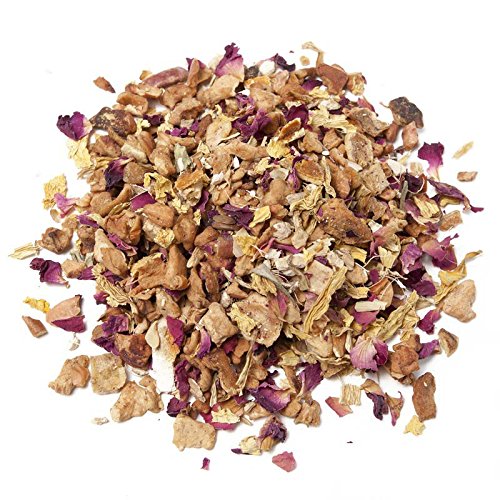 Aromas de Té - Infusión Carpe Diem con Jengibre, Manzana, Melón, Triángulo de Naranja, Naranja Cortada, Pétalos de Rosa y Girasol, 100 gr.