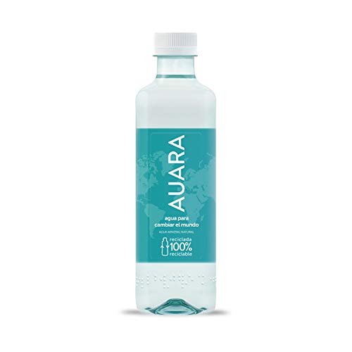 AUARA Agua Mineral Natural sin Gas - Paquete de 24 x 500 ml - Total: 12000 ml