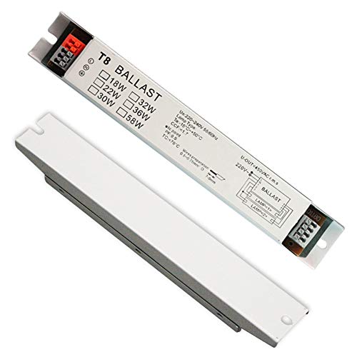 Balastro electrónico de 220 a 240 V con lámpara fluorescente universal de encendido instantáneo y amplio voltaje, balastos electrónicos T8