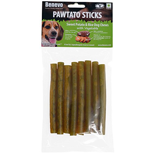 Benevo - Barritas Pawtato de Espinacas y Kale para Perros (120g/Variado)