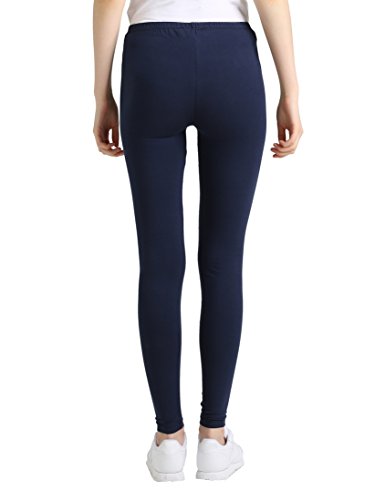 Berydale Leggings largos de mujer, mate, Azul (Navy), 40 (Talla del fabricante: Large)