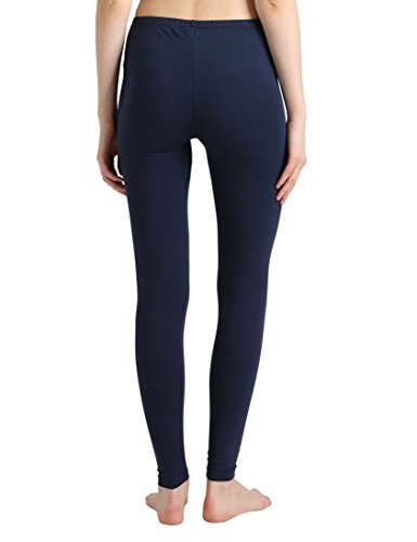 Berydale Leggings largos de mujer, mate, Azul (Navy), 40 (Talla del fabricante: Large)