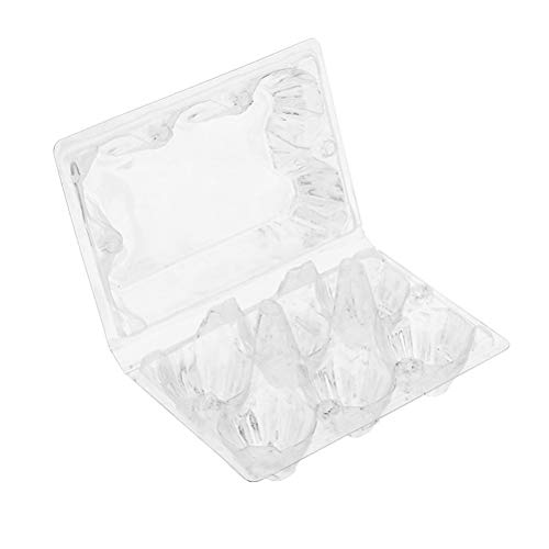 BESTonZON Contenedor de Almacenamiento de Huevo para Refrigerador de Bandejas para 6 Huevos 12 Piezas