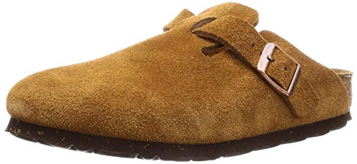 Birkenstock Boston, Zuecos Femmes, Beige (Mink Mink), 36 EU