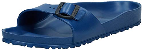 Birkenstock Madrid Eva - Zapatillas de casa Mujer, Azul, 41