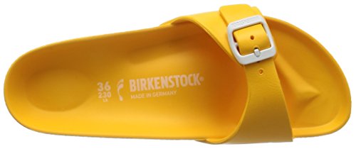 Birkenstock Madrid, Zuecos para Mujer, Amarillo (Scuba Yellow Scuba Yellow), 38 EU