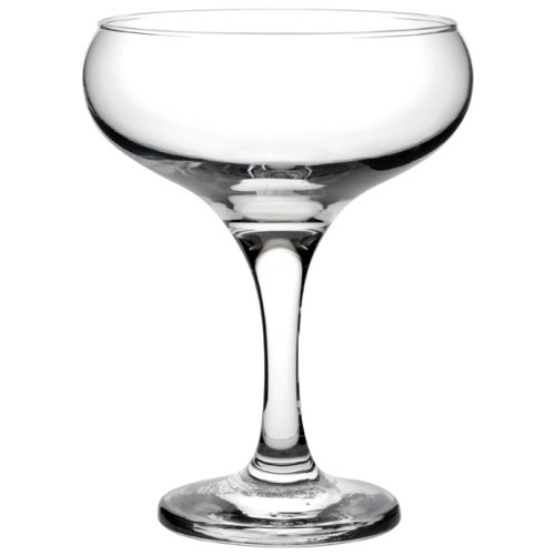Bistro - Juego de 12 copas de champán (275 ml), elegantes y asequibles