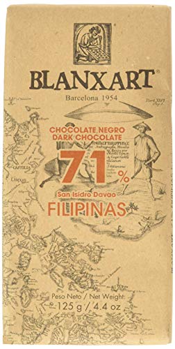 Blanxart Tableta de Chocolate Negro Ecológico - Filipinas 71% Cacao 1 Unidad 125 g