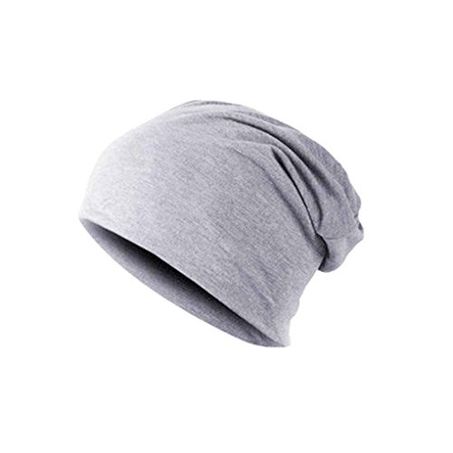 Bobury Hombres cálido Sombrero de Invierno de algodón Mezclado Gorro de esquí Gorro Liso