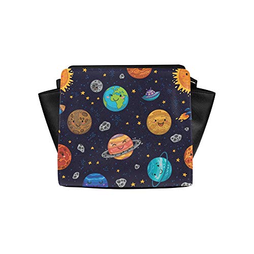 Bolsa de bandolera antirrobo Mercury Travel Around Bolsa de maleta planetaria Bolsas de bandolera Bolsas de viaje Bolsas de hombro de lona Equipaje para dama Chica Mujeres Bolsas de entrenamiento pa