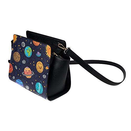 Bolsa de bandolera antirrobo Mercury Travel Around Bolsa de maleta planetaria Bolsas de bandolera Bolsas de viaje Bolsas de hombro de lona Equipaje para dama Chica Mujeres Bolsas de entrenamiento pa