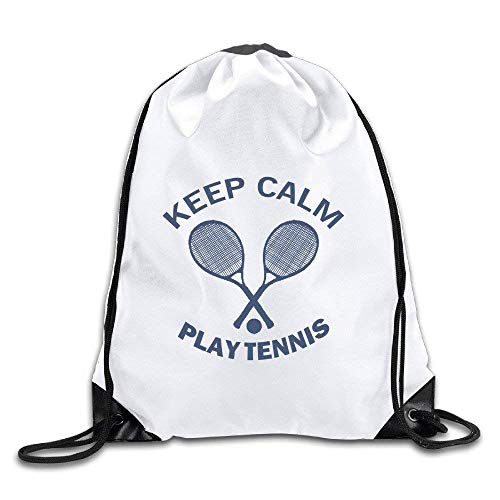 Bolsas de Gimnasia Bolsas de Cuerdas, Coreco Tennis Logo Drawstring Backpack Sack Bag Fashion