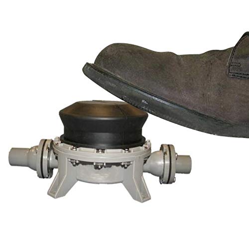 Bomba De Agua Para Botes, Bomba De Autocebado De Lavamanos Manual De Caucho De Acero Inoxidable Portátil, Bomba De Presión De Pie Profesional, 2.7 Gpm, Para Inodoros Móviles, Barcos Y Yates, Negro