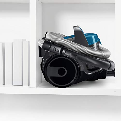 Bosch BGC05A220A Clean´n - Aspiradora sin Bolsa (Ahorro de Espacio, Vaciado fácil, Muy Ligera, 700 W), Color Gris