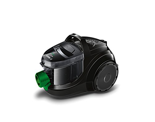 Bosch Hogar BGS1UECO2 GS10 ProEnergy Aspirador sin bolsa, ultracompacto, 550 W, 1.4 litros, Negro y Verde