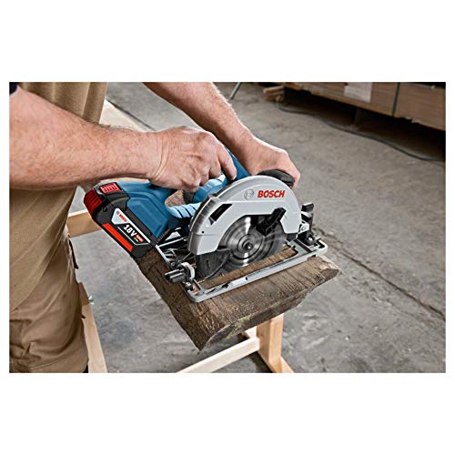 Bosch Professional GKS 18V-57 G Sierra circular, Disco 165 mm, sin batería, en L-BOXX, 18 V, Azul