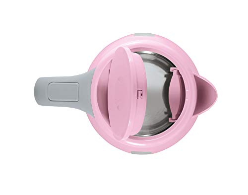 Bosch TWK7500K Hervidor de agua inalámbrico, apagado automático, protección contra sobrecalentamiento, filtro de cal, 1,7 L, 2200 W, color rosa