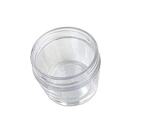 Botes de plástico rellenables de 30g 30 ml redondos transparentes con tapón de rosca tarros vacíos para cosméticos lote de recipientes para maquillaje sombra de ojos uñas