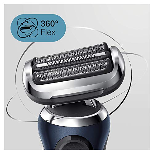 Braun Series 7 70-B1200s - Afeitadora Eléctrica, máquina de afeitar barba hombre de Lámina, con Recortadora de Precisión, Uso en Seco y Mojado, Recargable, Inalámbrica, Azul