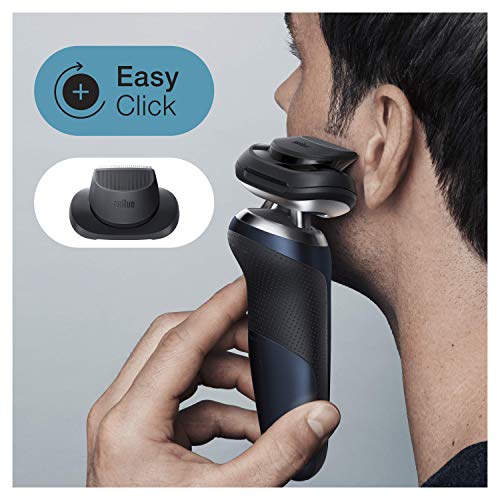 Braun Series 7 70-B1200s - Afeitadora Eléctrica, máquina de afeitar barba hombre de Lámina, con Recortadora de Precisión, Uso en Seco y Mojado, Recargable, Inalámbrica, Azul