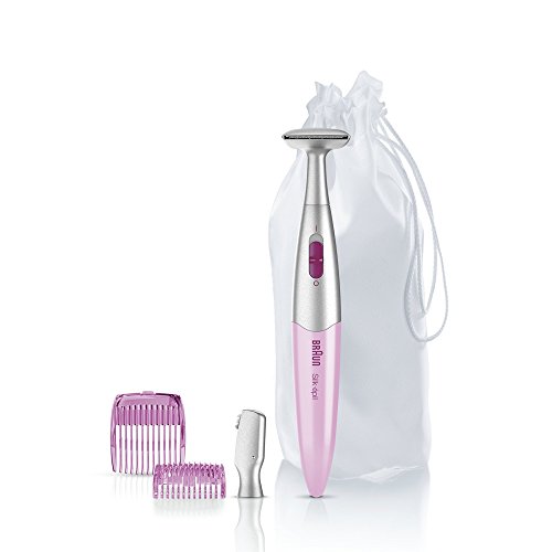 Braun Silk-épil FG1100 - Recortadora de precisión para la zona del bikini y cejas, color rosa