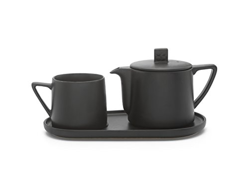 Bredemeijer Tea-for-one Un sola tetera 500 ml Negro - Teteras (Un sola tetera, 500 ml, Negro, Cerámico, Acero inoxidable, 1 pieza(s))