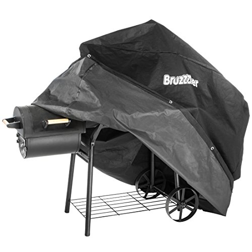 Bruzzzler 200100001094 Chateau, Protectora Gas, protección, Funda óptima cuadradas, Cubierta de Barbacoa fácil de Monta, Negro, 145 x 115 x 65 cm