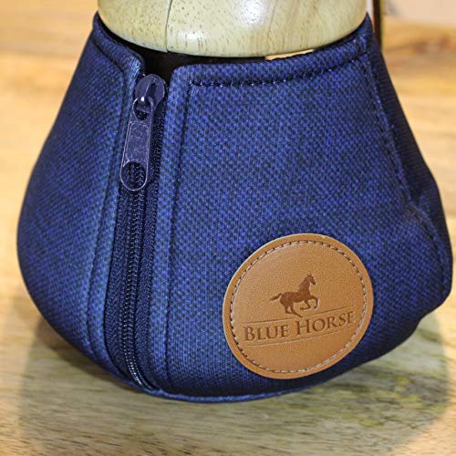 Caballo azul acogedor para cafetera Chemex 10 Cup Wood Collar azul