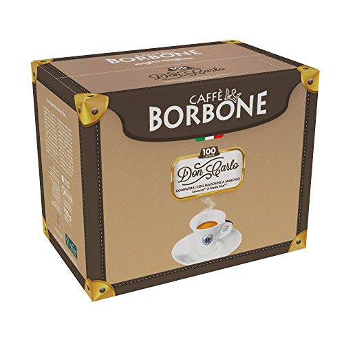 Caffè Borbone, Cápsulas de café (Don Carlo Mezcla Oro) - 100 Cápsulas