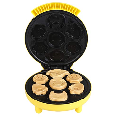 Cake Snack Maker / Waffle Maker / Donuts Maker /: Snack Maker Multifuncional Totalmente Automático Mini Desayuno Infantil Scones De Dibujos Animados Desayuno Horneado Pan Para Niños Bebé Niño Uk Plug