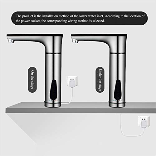 Calentador de agua eléctrico instantáneo Ducha casera de la cocina Toque grifo de agua caliente de calefacción del grifo con la inducción eléctrica del calentador instantáneo de agua Calentadores Tap