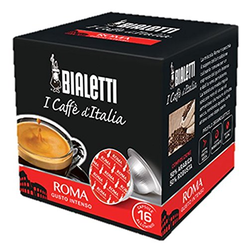 Cápsulas aluminio I Caffe 'd Italia Bialetti mokespresso Roma originales