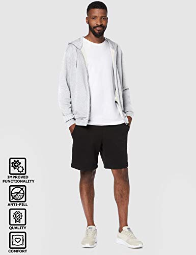 CARE OF by PUMA Sudadera con capucha de manga larga con capucha y cremallera para hombre, Gris (Grey), XS, Label: XS