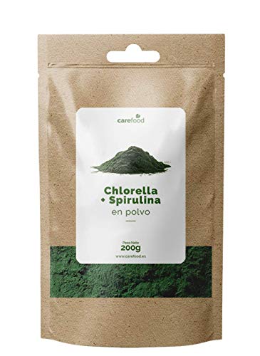 carefood Chlorella + Spirulina en polvo orgánica - 125 G