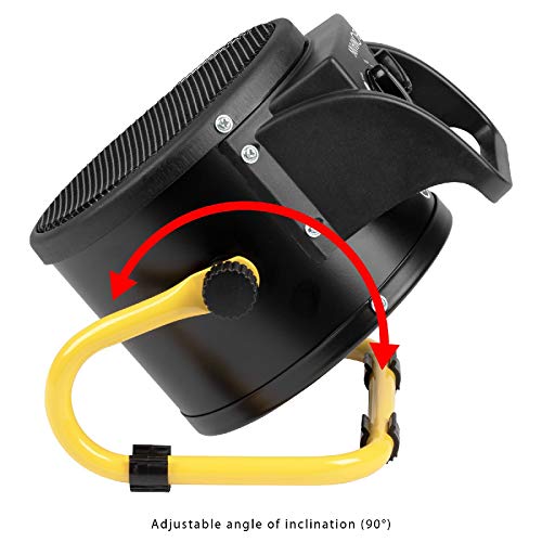 Cerámica calefactor camping eléctrico Calefacción Y Ventilador Ventilador de mesa ventilador de suelo (calefactor, 2000 W), calefacción, 3 peldaños, asa