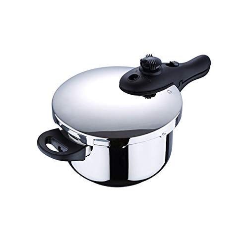 Chef Sauce 22 cm Olla a presión de Acero Inoxidable, 6 l, Plateado, 6 litros