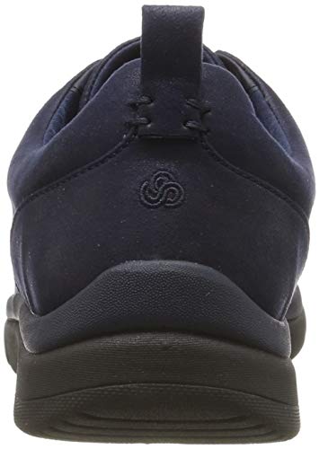 Clarks Tunsil Lane, Zapatos de Cordones Derby para Hombre, Azul Marino, 43 EU