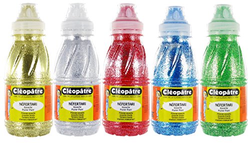 Cleopatre - GP250x5A - Lote de 5 frascos de gel brillante, 250 ml