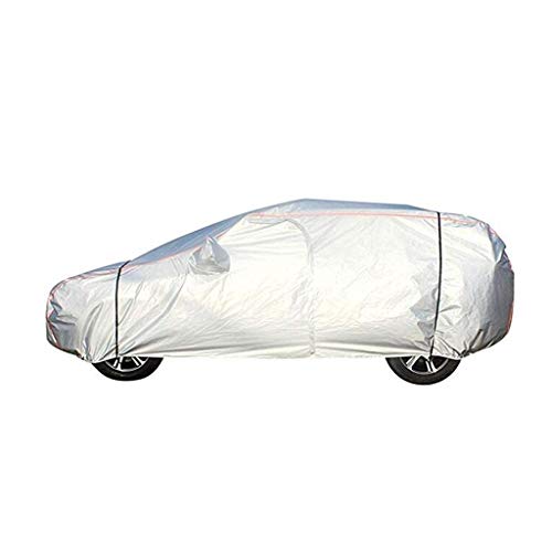 Coche A Prueba De Polvo Cubierta for Coche Impermeable Inoxidable Anti Niebla Resistencia A Las Heladas Ligero, Plata (Size : 525 * 190 * 155cm)