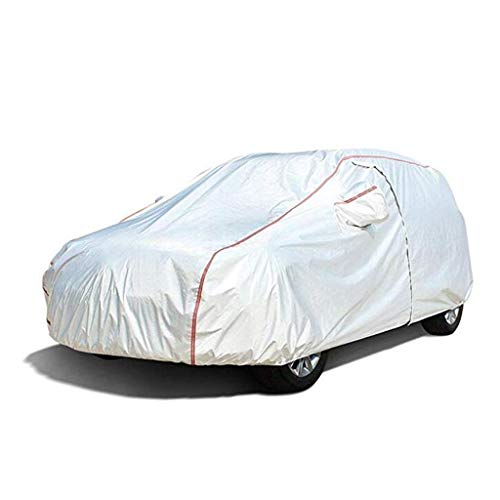 Coche A Prueba De Polvo Cubierta for Coche Impermeable Inoxidable Anti Niebla Resistencia A Las Heladas Ligero, Plata (Size : 525 * 190 * 155cm)