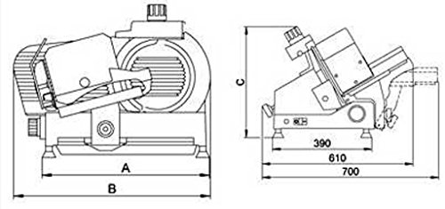 Cortadora de Fiambre industrial BRAHER USA 300