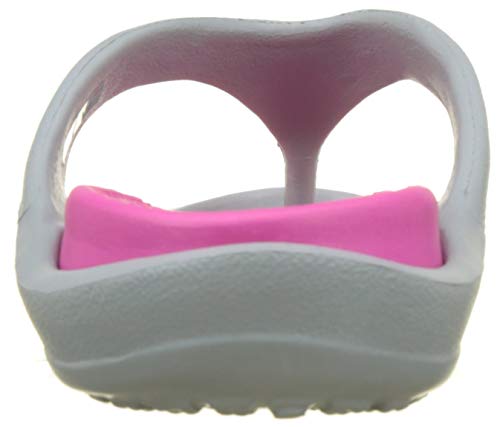 Crocs Athens, Chanclas Unisex Adulto, Gris (Light Grey/Candy Pink 0fs), 37/38 EU