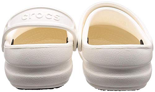 Crocs Bistro, Zuecos Unisex Adulto, Blanco (White), 36/37 EU