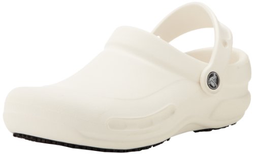 Crocs Bistro, Zuecos Unisex Adulto, Blanco (White), 36/37 EU