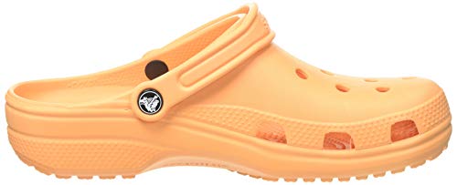 Crocs Classic Clog, Zuecos Unisex Adulto, Naranja (Cantaloupe 801), 39/40 EU