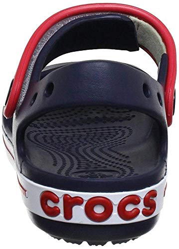 Crocs Crocband Sandal Kids, Sandalias Unisex Niños, Azul (Navy/Red), 23/24 EU