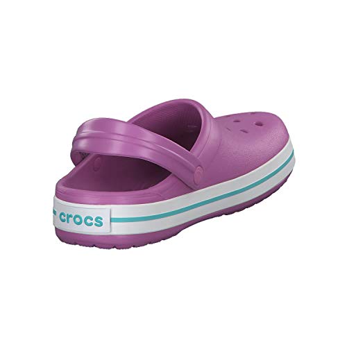 Crocs Crocband, Zuecos Unisex Adulto, Rosa (Violet/White 592), 39/40 EU