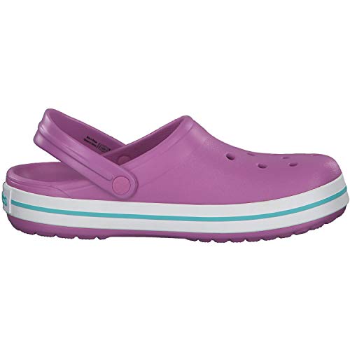 Crocs Crocband, Zuecos Unisex Adulto, Rosa (Violet/White 592), 39/40 EU